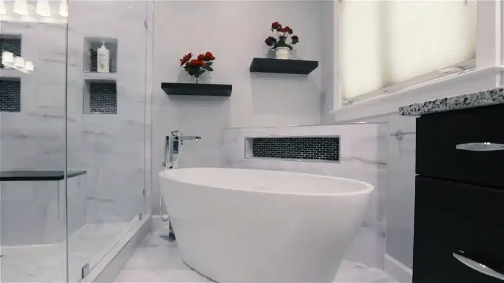 Bathroom Makeover with Porcelain