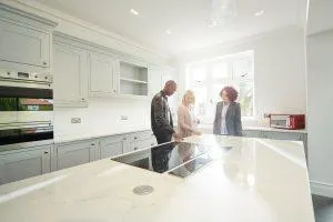 Showroom of countertops