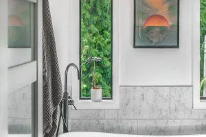 Fairfax station bathroom remodel scale