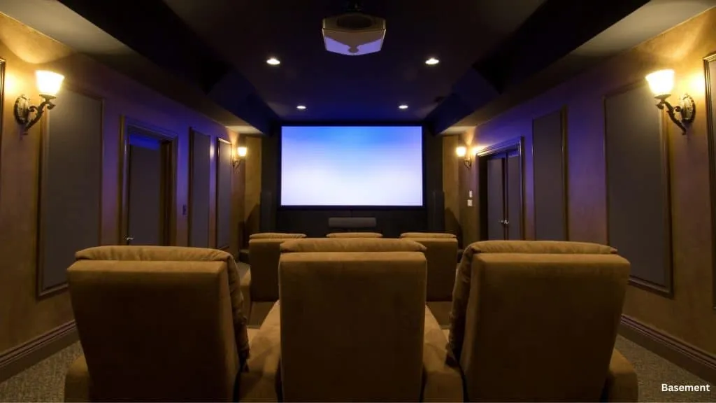 Basement Home Theater 2