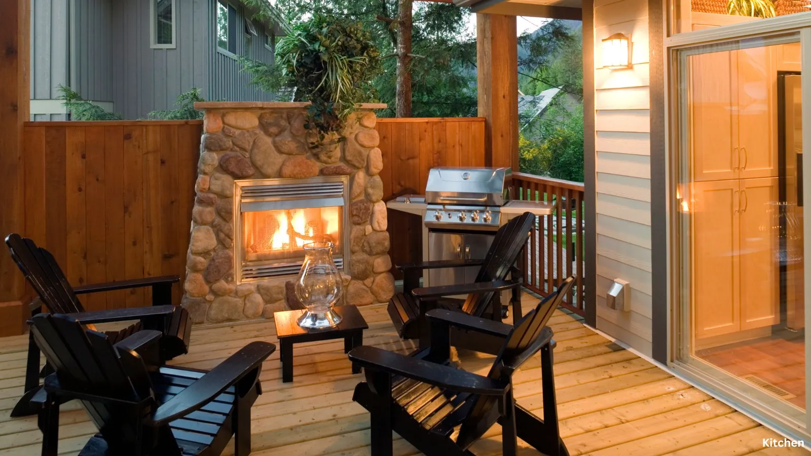 outdoor living space