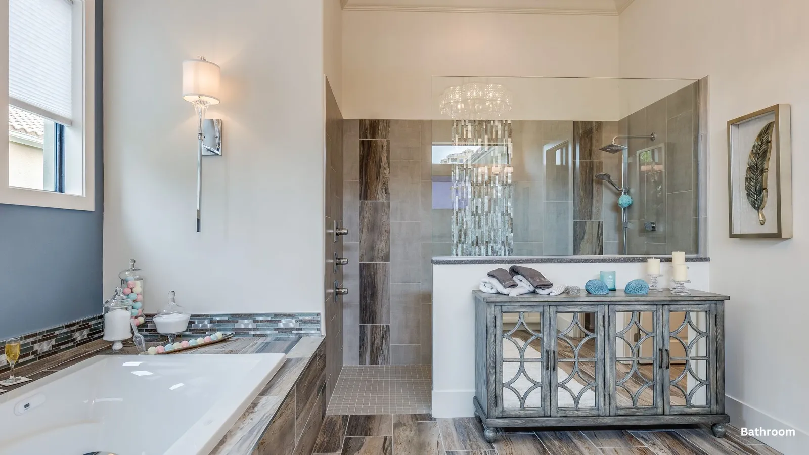 walk-in shower