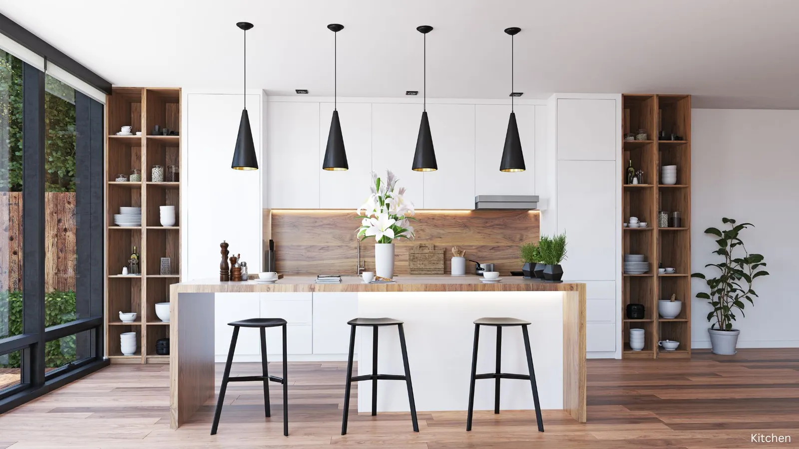 Clarksville Luxury Kitchen: Custom Cabinetry, Quartzite Countertops & Smart Appliances