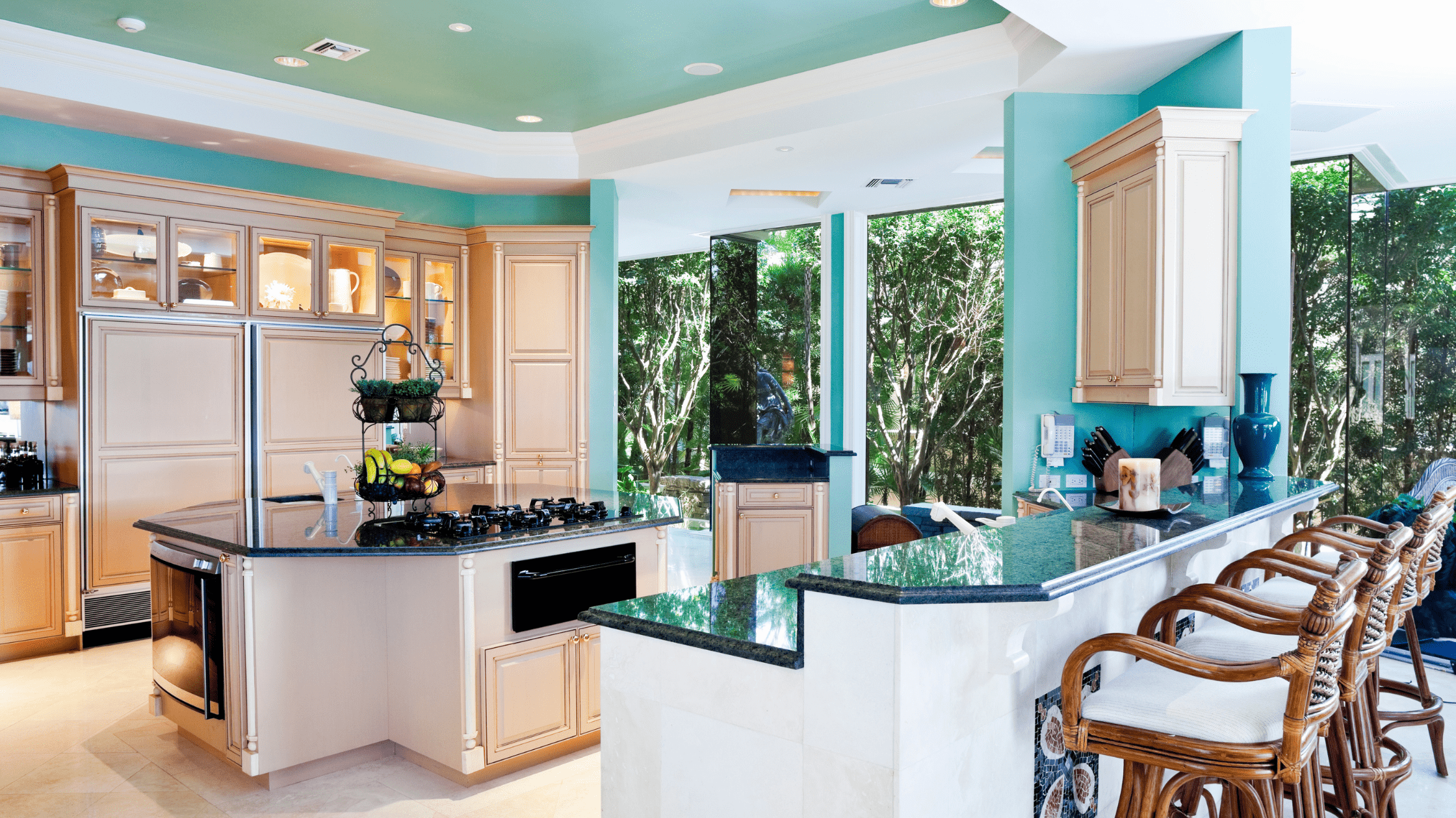 Incorporating Color in Kitchen and Bathroom Design